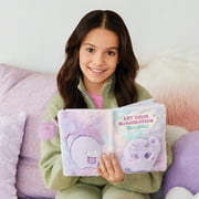 3C4G: Imagination Land Wild Style Plush Journal & Pen - 192 Pages, Pink-Purple-Monster Design, Sketch, Diary, Three Cheers For Girls, Kids Ages 6+