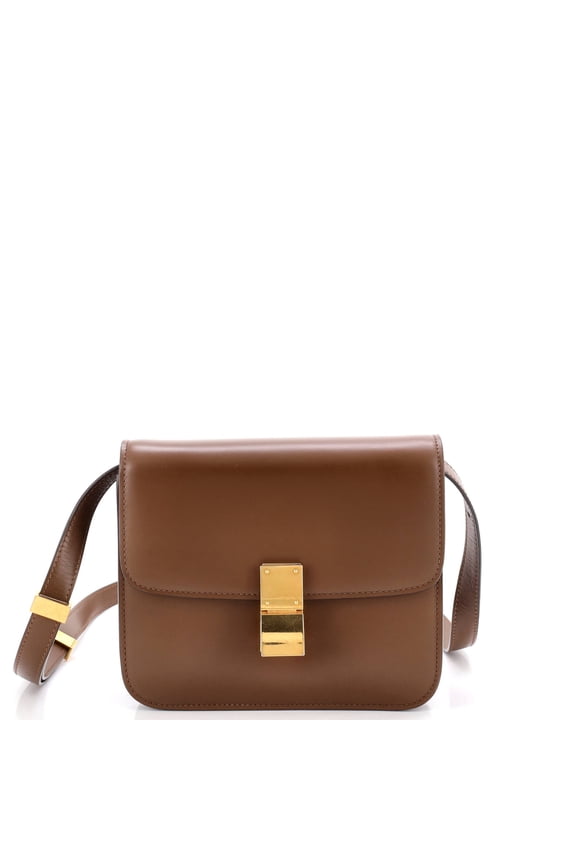 Pre-Owned Classic Box Bag Smooth Leather Teen By Rebag