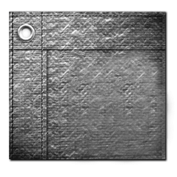 Couverture de Piscine d'Hiver Rectangulaire 18' x 36' en Platine