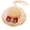 A007- Plaid Heart, variant on Pet Sun Hat, Dog Hats for Small Dogs, Summer Sun Protection, Wide Brim, 5 Inch Lightweight Straw Hat with Ruffled Lace Trim, Silky Ribbon Chin Strap for Small Breed Outdoor Use