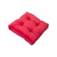 thumbnail image 5 of Inteprter Comfort-almohadas cuadradas para el suelo, almohadillas para sillas de relajación, cojines, cojín para asiento de silla, color rojo Rosa roja 43*43cm 2piezas, 5 of 6