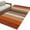 Orange, variant on Burnt Orange Brown 2'x6' Runner Rug, Farmhouse Vintage Wooden Washable Non-Slip Area Rugs for Hallway Kitchen Floor Bedroom Entryway, Laundry Carpet Decoration Indoor Mat