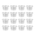 thumbnail image 1 of Recipiente de plástico desechable de 100 Uds., 140ml, tazas de porciones transparentes, tazones con tapas para Mousses, salsa, gelatina, yogur, 1 of 4