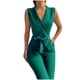 thumbnail image 4 of Mono de mujer, monos, monos de moda, vendaje, sólido, hombros descubiertos, tirantes, camisola, pantalones, mono con cremallera Odeerbi ODB-2, 4 of 8
