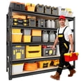 thumbnail image 3 of VDEVY 48"W Heavy Duty Shelving 3030LBS Metal Shelving Adjustable Garage Storage Industrial Shelf,48"W x 24"D x 72"H, 3 of 11