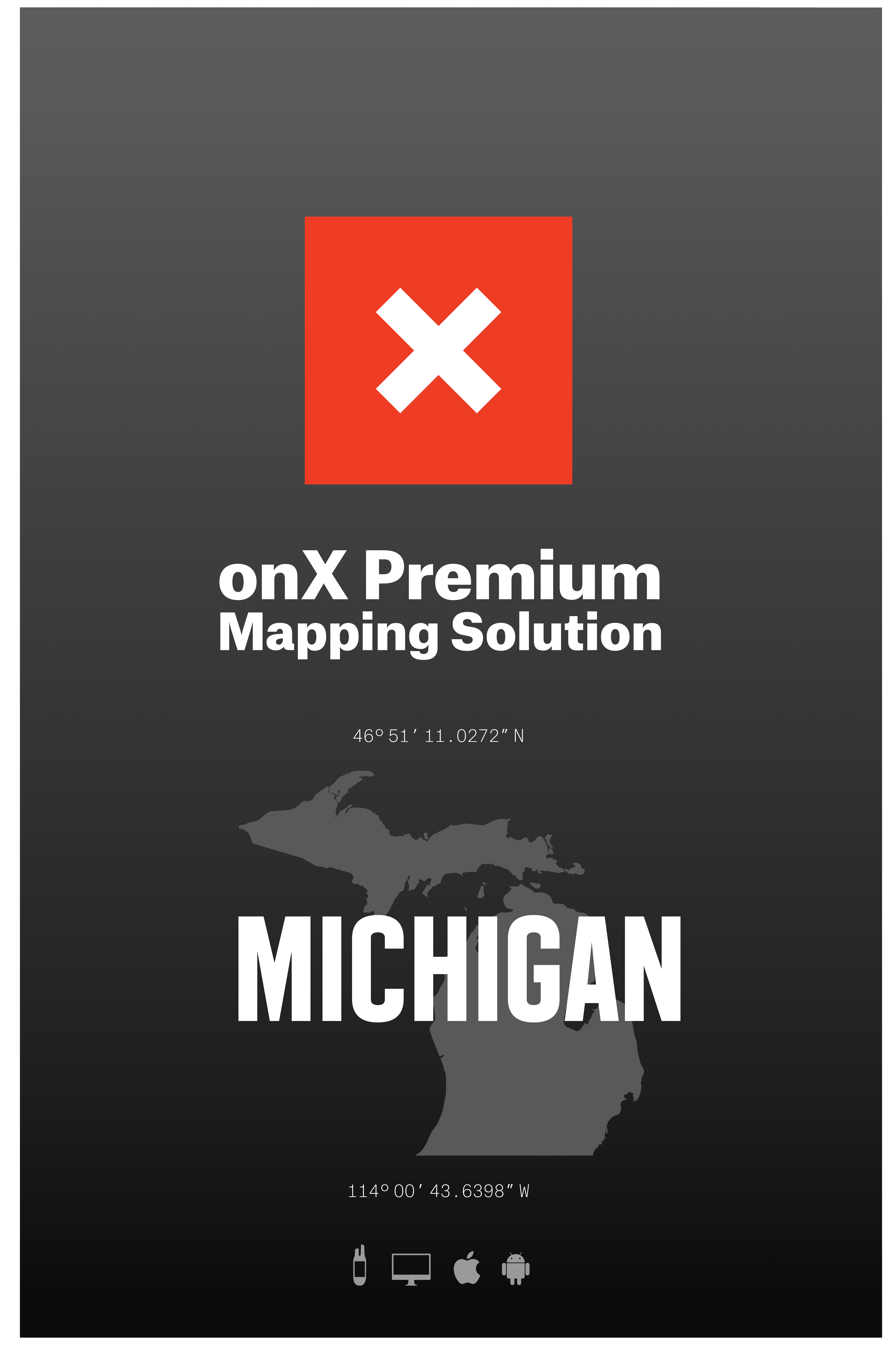 tilgive blomst Vejrudsigt Michigan Hunting Maps: onX Hunt Chip for Garmin GPS - Public & Private Land  Ownership - Game Management Units & Zones - Includes Premium Membership for  onX Hunting App for iPhone, Android