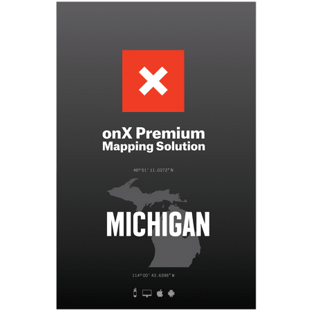 Michigan Hunting Maps: onX Hunt Chip for Garmin GPS - Public & Private Land Ownership - Game Management Units & Zones - Includes Premium Membership for onX Hunting App for iPhone, Android & (Best Offline Navigation App For Iphone)