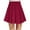 Wine, variant on B91xZ Womens A Line Skirt High Waist A-Line Pleated Knitted Skirt,Black XXL