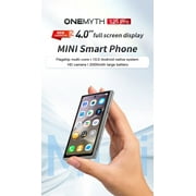 Mini Smartphone, ONEMYTH S25 Pro 4.0-inch 2GB RAM 16GB ROM Android 10.0 3G Network Small Phone - Black