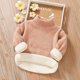 thumbnail image 2 of Suéter Para Niños Otoño Invierno Niños Jersey De Cuello Redondo Suéter Grueso De Felpa Caqui Odeerbi  LM103-2882, 2 of 6
