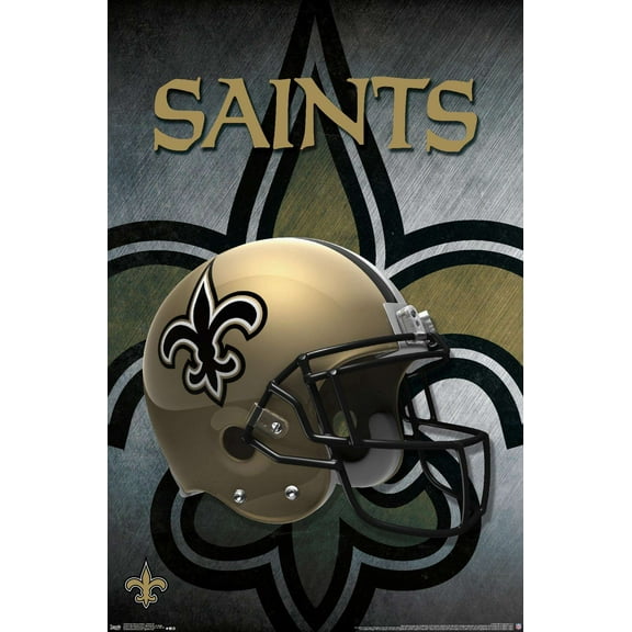 NFL New Orleans Saints - Helmet 16 Wall Poster, 14.725" x 22.375"