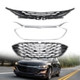 thumbnail image 2 of 3Pcs Front Bumper Upper & Lower Grille Grill Set Fit for Chevrolet Malibu 2019-2020, 2 of 6