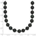 thumbnail image 2 of 14k Yellow Gold Pearl clasp 6 6.5mm Black Akoya SW Freshwater Cultured Pearl Necklace 16 Inch - Pendant Necklace for Wom, 2 of 2