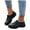 Black, variant on Women's Mens Platform Sandals Non Slip Work Shoes Water Proof Closed Toe Garden Clogs Comfortable Slip On Chef Shoes Beige Size 10
