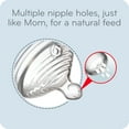 thumbnail image 2 of NUK Simply Natural Bottle with SafeTemp, 9 oz, 2 Pack, 1+ Months, 2 of 8