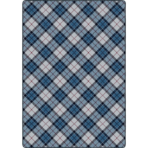 Milliken Seasonal Area Rug CHRISTMAS PLAID Christmas Plaid Red Modern, 5' x 8'