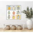 thumbnail image 2 of Giant Art Canvas  30x30 Nine Pineapples Framed in Multi-Color, 2 of 3