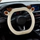 thumbnail image 1 of Funda Para Volante En Forma De D, De Forro Polar, Con Diseño De Oso De Peluche De Invierno, Accesorio Interior Para Mujer Con Funda De Agarre Cálida, Color Blanco, 35-38cm (1 Unidad) Rkxzt, 1 of 8