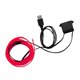 thumbnail image 4 of Speravity Tira de LED 3M, luz de neón Flexible, cable EL, línea de tubo de cuerda ambiental con controlador para fiesta de disfraces, decoración de Automoción decorativa y accesorios Rosado rojo Speravity VI000919-05B, 4 of 6