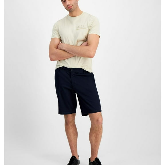 Armani Mens Soft Casual Bermuda Shorts, Blue, 30