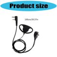 thumbnail image 3 of Clip On Hands Without 2 Pin D Style Earpiece with Build In Easy to Carry for Professional Two Way Radio Communication, 3 of 4