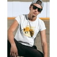 thumbnail image 2 of Beautiful Honey Bee Cartoon T-Shirt Men -Image by Shutterstock, Male Small, 2 of 4