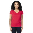 thumbnail image 1 of Ladies' Ultimate Short-Sleeve V-Neck T-Shirt - RED - 2XL, 1 of 3