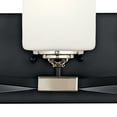 thumbnail image 4 of Kichler Marette 22.75" 3 Light Black Vanity Light with Satin Etched Glass Shades, 4 of 8