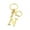 Gold_14, variant on Stainless Steel Gold Letter A-Z Keychain for Women Men, Initial Letter Pendant with Key Ring, Charms for Key Backpack Bag