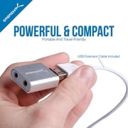 SABRENT External 2 Channel Sound Card AU-EMAC