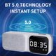 thumbnail image 5 of Altavoces Bluetooth Inalámbrico Inteligente Reloj de Alarma Doble, Altavoz Bluetooth, Inserción de Tarjeta Bluetooth Inalámbrica, Altavoz Bluetooth Multifuncional, Adecuado para Varios Escenarios, 5 of 7