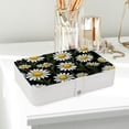 thumbnail image 6 of Daisy Jewelry Organizer Travel Case PU Leather with Removable Compartment, Portable Necklace Bracelet Holder Jewelry Display, 6 of 6
