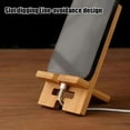 thumbnail image 4 of kttectoa Practical Mobile Phone Holder Bamboo Wood Adjustable Detachable Stand for Phones Tablets Desk Accessories Beige Christmas Gifts Home, 4 of 6