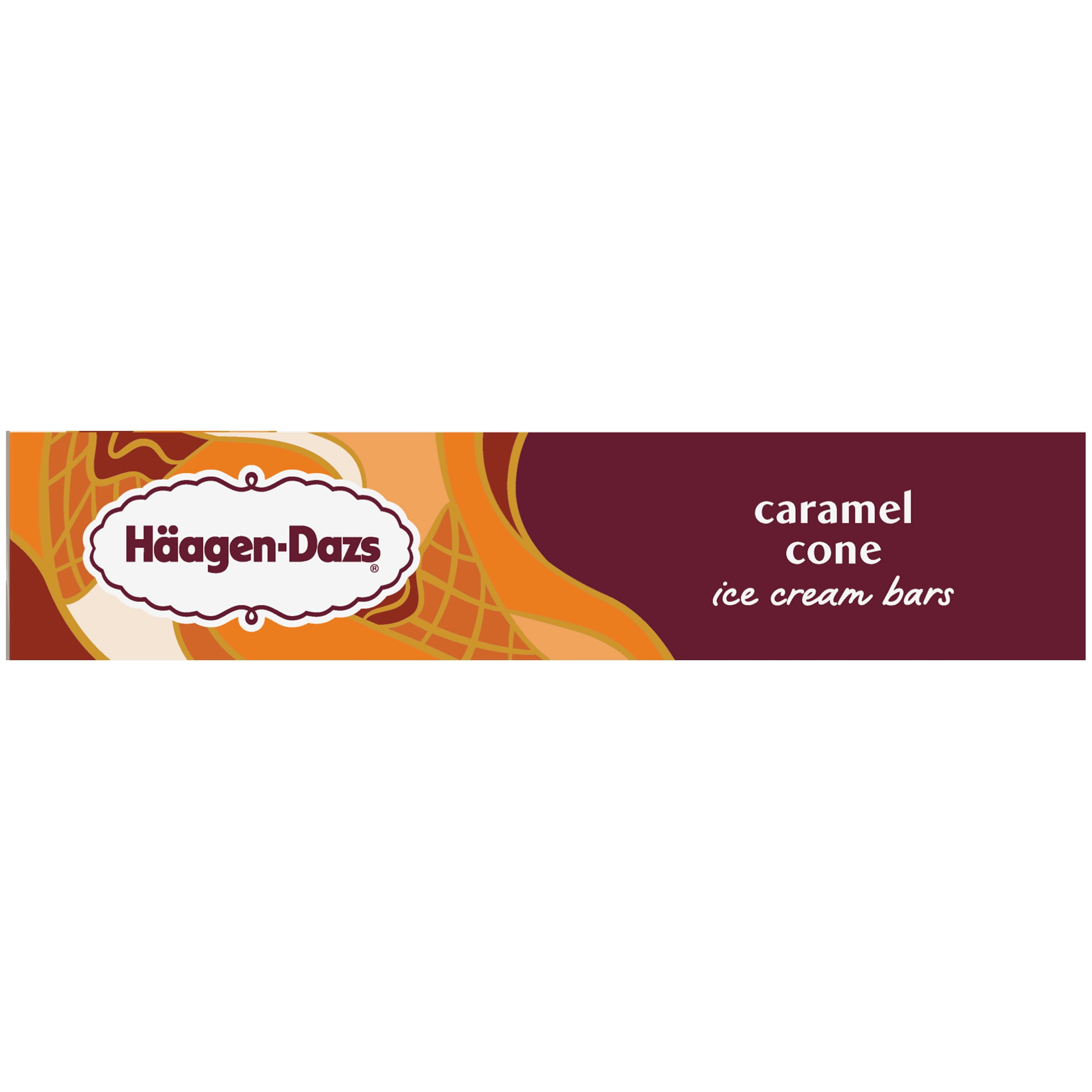 HAAGEN-DAZS Caramel Cone Ice Cream Bars 3 ct Box