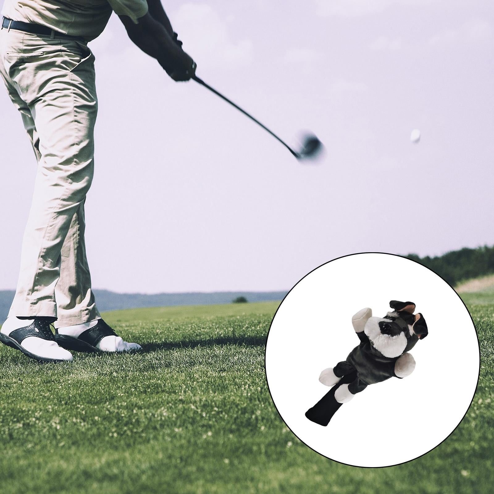 harayaa 3xGolf Club Headcover Wood Driver Head Cover Protector Sleeve Dog