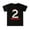 AB147 Black, variant on Bainana Boy'S Short Sleeve T Shirts Number Two Print Regular Fit Tops Big Kids Birthday Tees
