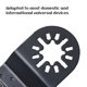 thumbnail image 3 of Kit de 16 piezas de cuchillas oscilantes mixtas para múltiples herramientas, hojas de sierra para Fein Multimaster, Makita, Bosch, Rockwell, Sonicrafter, Worx, accesorios para múltiples, 3 of 5