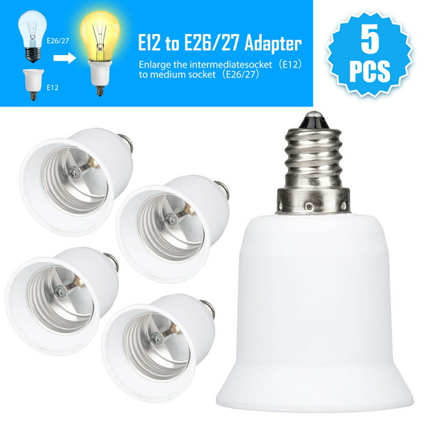 E26 Adapter Chandelier Light Socket, Light Bulb Chandelier Adapter