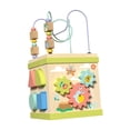 thumbnail image 2 of MERIGLARE Activity Cube Interactive Learning Wooden Hand Eye Coordination Learning Toy, 2 of 9