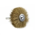 thumbnail image 3 of BLUESON 90Mm Copper Plated Wire Wheel Brush 6.0Mm Shank For Mini Drill Rotary Tools, 3 of 6
