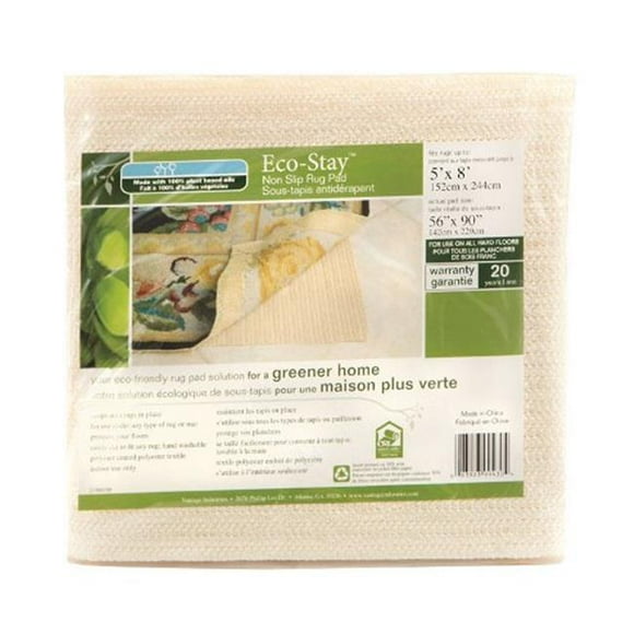 Vantage Industries V14738 Eco Stay Non Slip Rug Pad 5 x 8 ft.