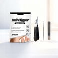 thumbnail image 2 of Toenail Clippers Wide Slanted Opening for Thick Toenails, Curved Ingrown Nail Clippers, Ergonomic Nail Clipper Set with Nail File and Cuticle Pusher for Easy Trimming, 2 of 9