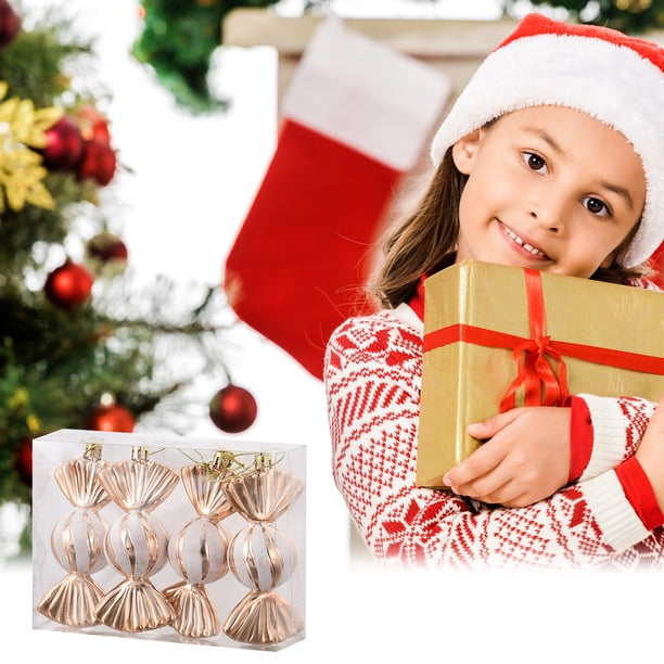 Xihbxyly Oferta Del Dia Colgante Navideño, Decoración para Árbol de Navidad, Accesorios de Plástico Pintados, Decoración para Mostrador de Vitrina