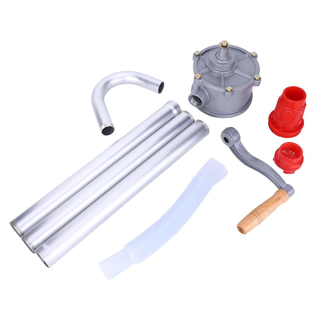 55 Gallon Manua Hand Crank Oil Barrel Drum Pump Pumping Petrol Diesel