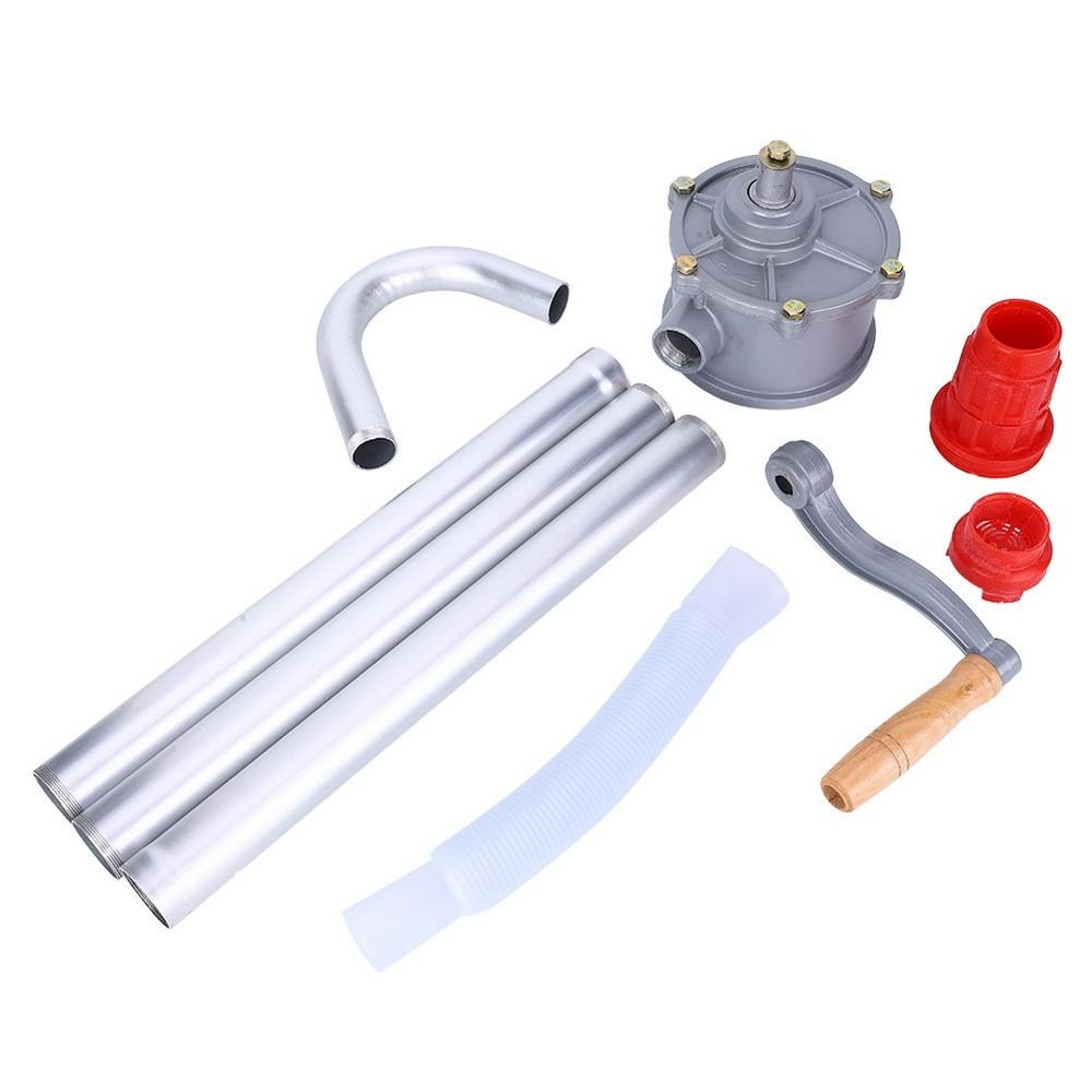 55 Gallon Manua Hand Crank Oil Barrel Drum Pump Pumping Petrol Diesel