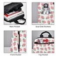 thumbnail image 4 of Naloa Strawberry Print Lightweight DayBackpack Suitable for school, work, shopping, travel, etc., 4 of 5