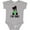 AC-Heather Grey, variant on Inktastic 1st Birthday Cactus Cute Girls 1 Year Old Girls Baby Bodysuit