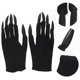 thumbnail image 4 of GOOHOCHY 2 pares de guantes de uñas de Halloween, guantes de uñas fantasma aterrador para fiesta, 4 of 8