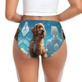 thumbnail image 3 of Womens Underwear - Cartoon Cloud Puppy No Show Seamless Underwear for Women, Soft Stretch Womens Panties, Hipster Ladies Panties Bikini Underwear Briefs, 3 of 6