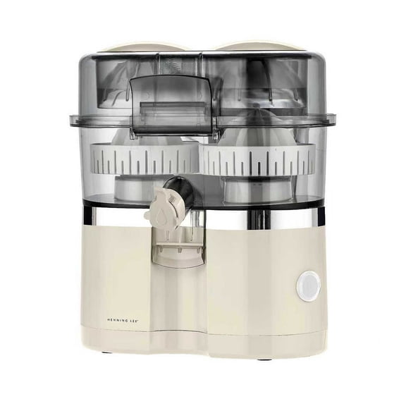 (Open Box) Henning Lee Dual-Head Electric Citrus Juicer with Built-In Slicer